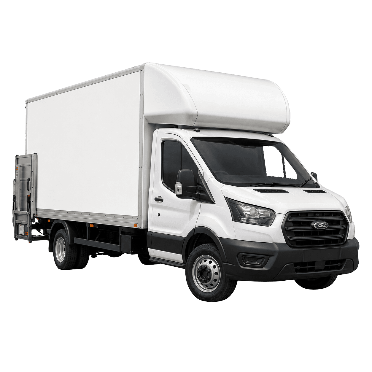 Ford Luton box van with tail lift for removals and heavy items