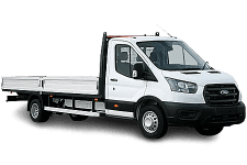 Ford Transit dropside van for open load carrying and site materials